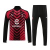 AC Milan Trainings Sweatshirt Quarter-zip 2023-24 Rood Zwart - Heren